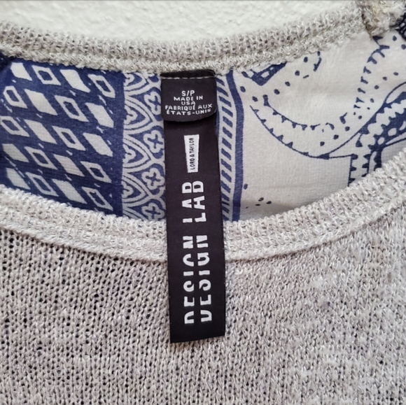 Designer Lab Lord and Taylor Twofer Top Size S - Picture 3 of 7